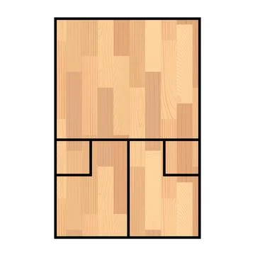 Squash court concept 스톡 일러스트