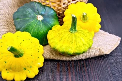 Squash fresh on board Stock Photos