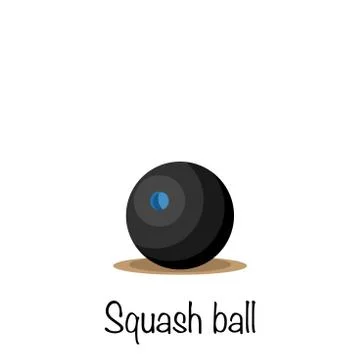 Squash game ball, vector illustration Stock Illustration