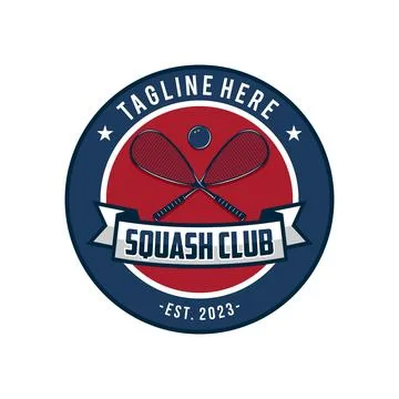 Squash logo Stock Illustration