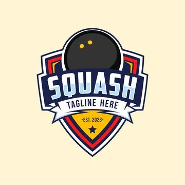 Squash logo Stock Illustration