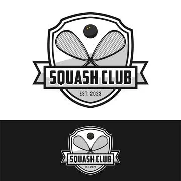 Squash logo Stock Illustration