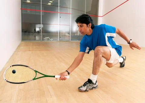Squash player Stock Photos