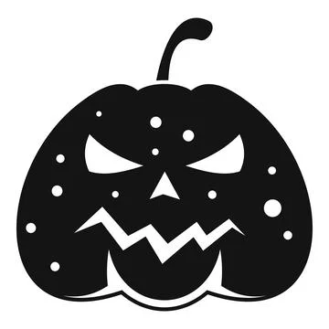 Squash pumpkin icon, simple style Stock Illustration