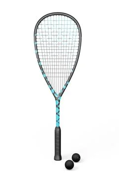Squash set paddle and balls Фото