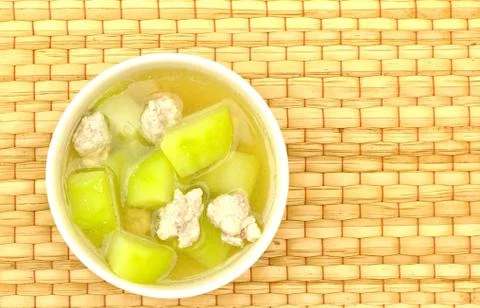 Squash soup Stock Photos