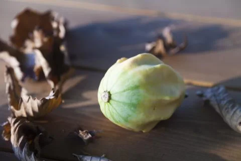 Squash on the table Stock Photos