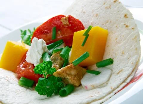 Squash Tacos Stock Photos