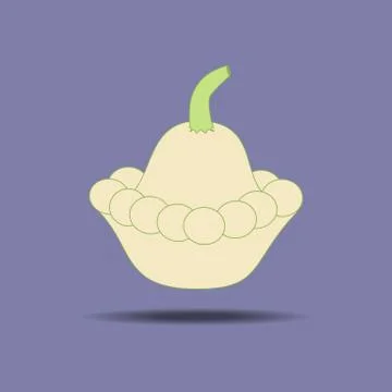 Squash Vegetable Icon Stock Illustration