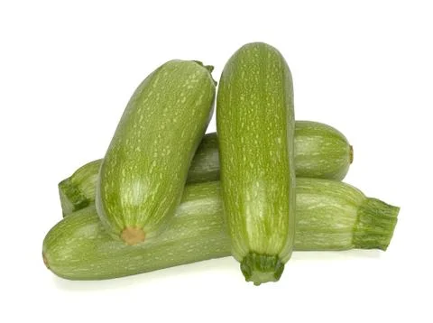 Squash, vegetables marrows, zucchini isolated on white background Stock Photos