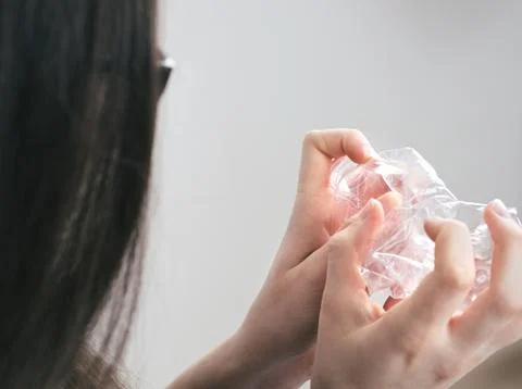 Squashing Plastic Bottle Stock Photos