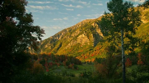 Squaw Peak Fall Sunset 库存影片 8690542