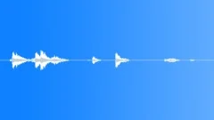 Squeaky wood door open close from other side distant Sound Effect