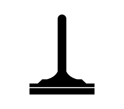 Squeege window icon on white background Stock Illustration