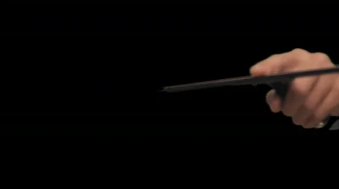 Squeegee Wipe Casual Shirt Stock Footage