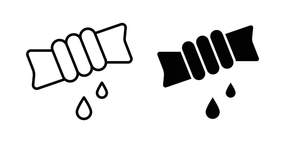 Squeeze icon set modern line and solid style collection. Stock Illustration