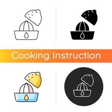 Squeeze lemon icon Stock Illustration