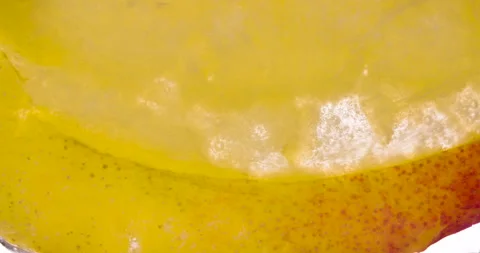 Squeeze Pulp Ripe Apricot 4K Stock Footage 96865715