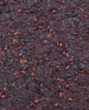 Squeezed Aronia Melanocarpa Background Stock Photos