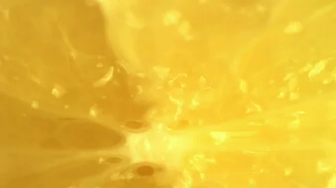 Squeezed lemon Stock Footage 560013