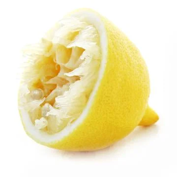 Squeezed Lemon Stock Photos