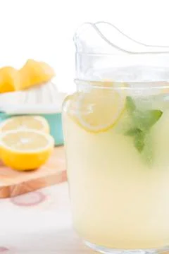 Squeezed lemonade Stock Photos