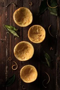 Squeezed Oranges Stock Photos