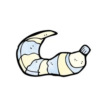 Squeezed tube of toothpaste cartoon Stock Illustration