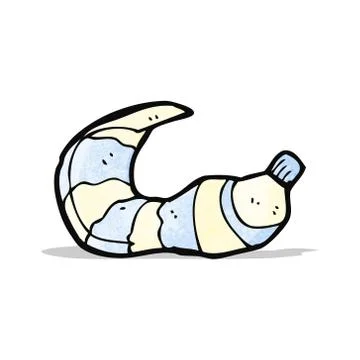 Squeezed tube of toothpaste cartoon Stock Illustration