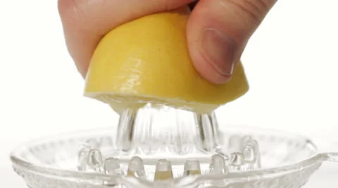 Squeezing Lemon Video stock 22961580