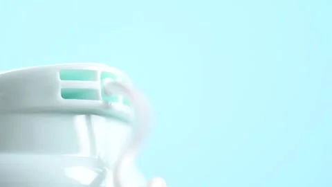 Squeezing shaving gel foam from the bottle, macro. Soap, hair gel, shaving .. Stock Footage 284222438