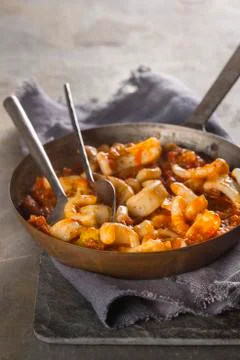 Squid Cheriso Stew Stock Photos