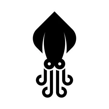 Squid logo Stock Illustration