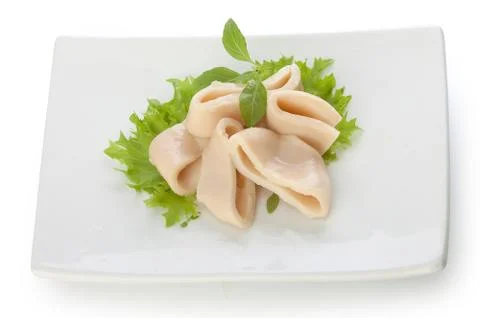 Squid rings Foto stock