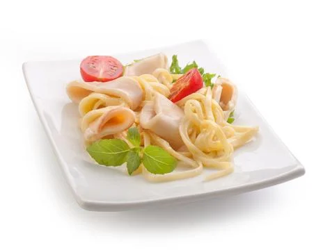 Squid rings Stock Photos