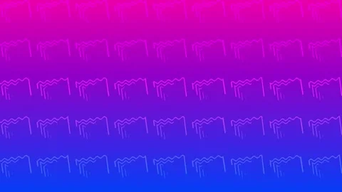 Squiggle lines trippy illusion rotation animation gradient background Stock Footage 281106613