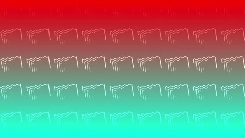 Squiggle lines trippy illusion rotation animation gradient background Stock Footage 281106997