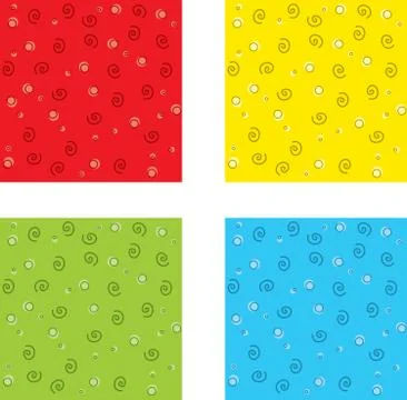 Squiggle Pattern Stock Illustration