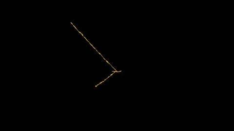 Squiggly Lines cell style Animations with Alpha Stock-Footage 88288618