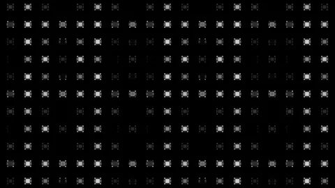 Squire Abstract motion background loop digital dot modern white, Dynamic Stock Footage 286705468