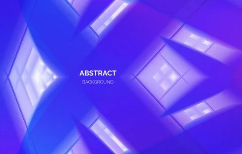 Squire style modern creative abstract and neon style white with blue color イラスト素材