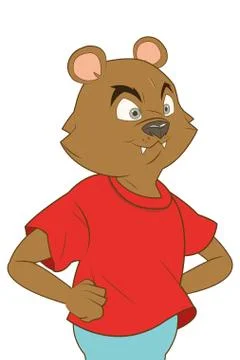 Squirrel cartoon icon Stock Illustration