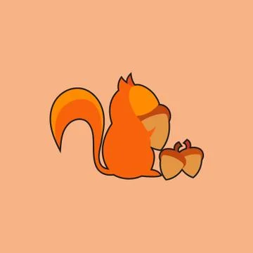 SQUIRREL DESIGN Stock Illustration