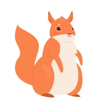 Squirrel forest animal Stockillustratie