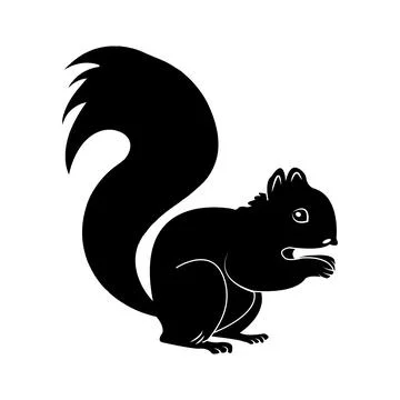 Squirrel icon 스톡 일러스트