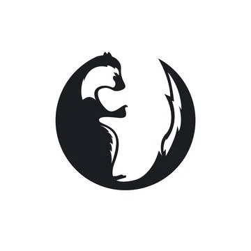 Squirrel icon vector illustration concept design template Ilustración de archivo