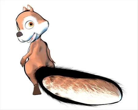 Squirrel Stock Illustration