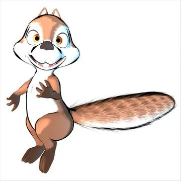 Squirrel Stock Illustration