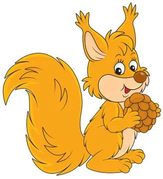 Squirrel Stock Illustration