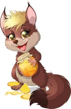 Squirrel Stock Illustration